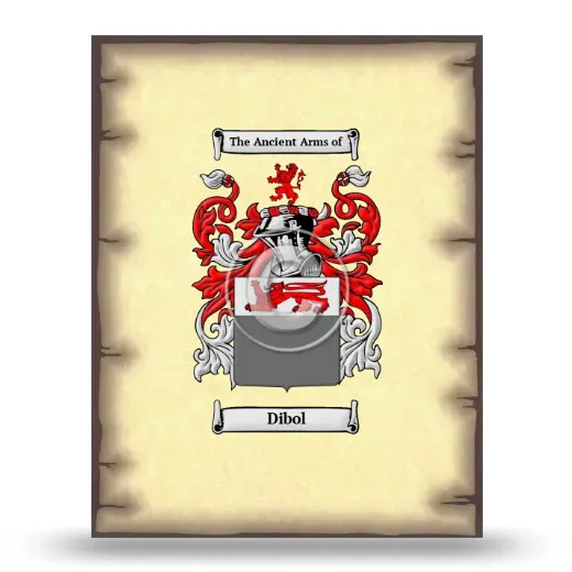 Dibol Coat of Arms Print