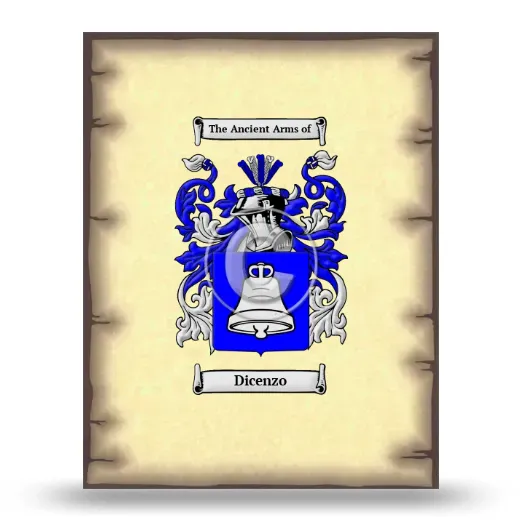 Dicenzo Coat of Arms Print