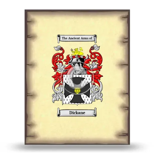 Dickane Coat of Arms Print