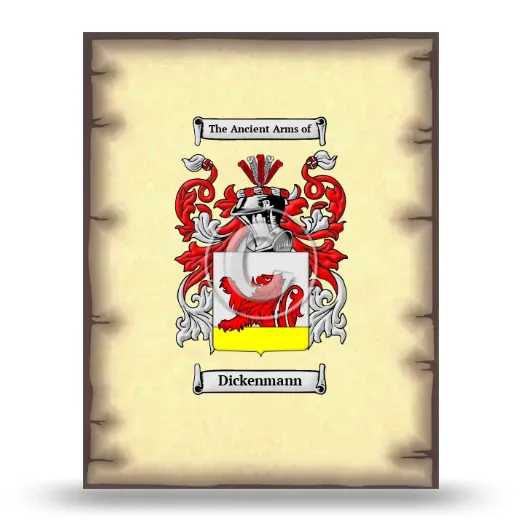 Dickenmann Coat of Arms Print