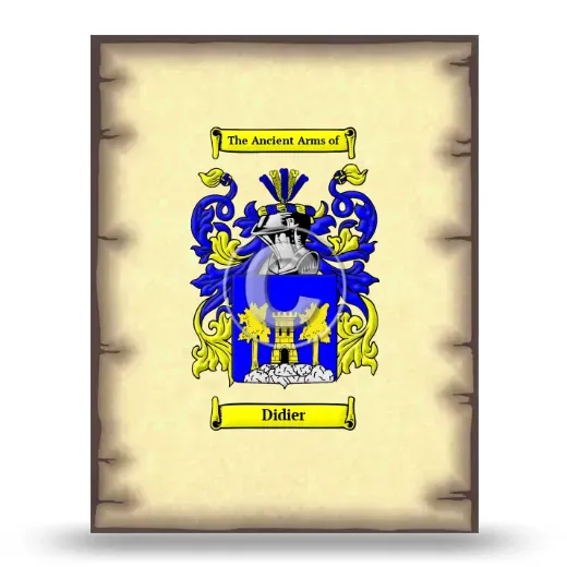 Didier Coat of Arms Print