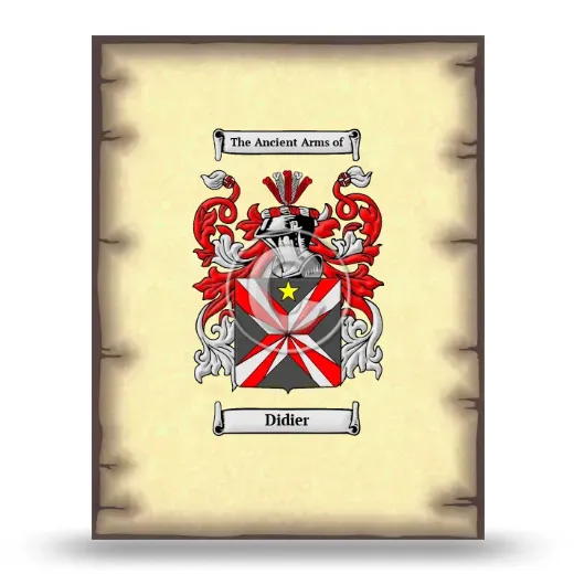 Didier Coat of Arms Print