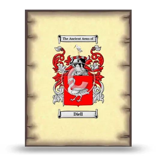 Diell Coat of Arms Print