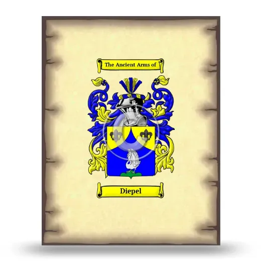 Diepel Coat of Arms Print