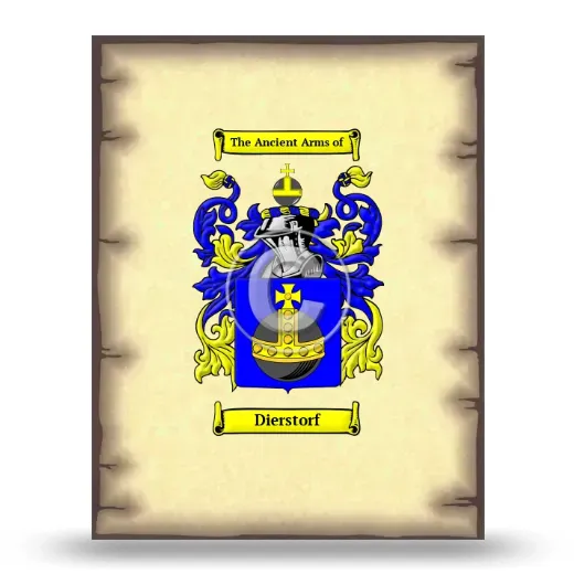 Dierstorf Coat of Arms Print