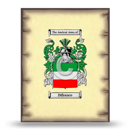 Difranco Coat of Arms Print