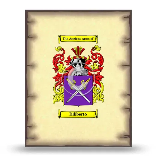 Diliberto Coat of Arms Print