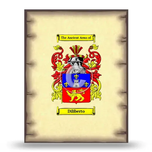 Diliberto Coat of Arms Print