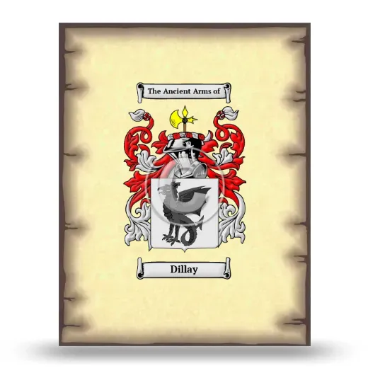 Dillay Coat of Arms Print