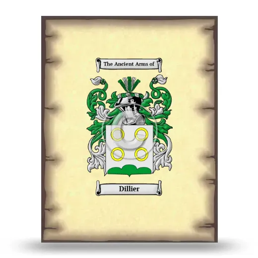 Dillier Coat of Arms Print