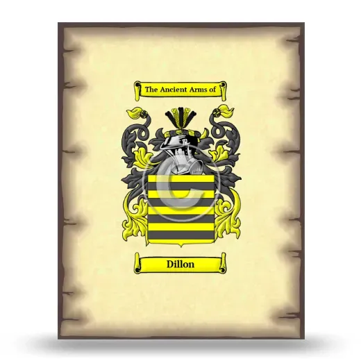 Dillon Coat of Arms Print