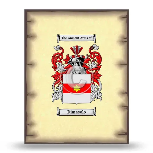Dimasolo Coat of Arms Print