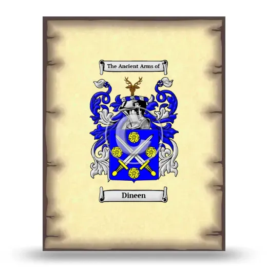 Dineen Coat of Arms Print