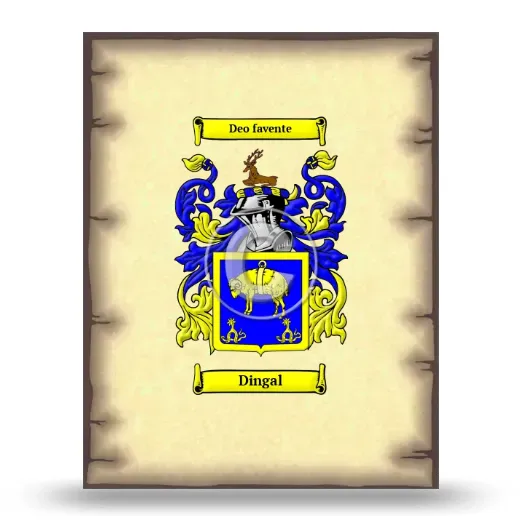 Dingal Coat of Arms Print