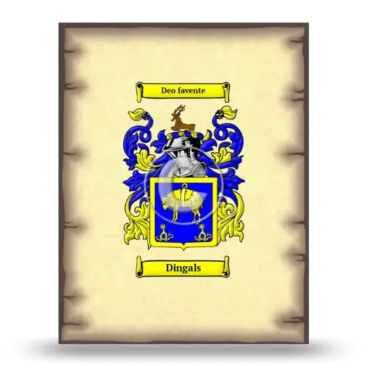 Dingals Coat of Arms Print