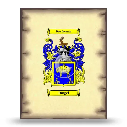 Dingel Coat of Arms Print