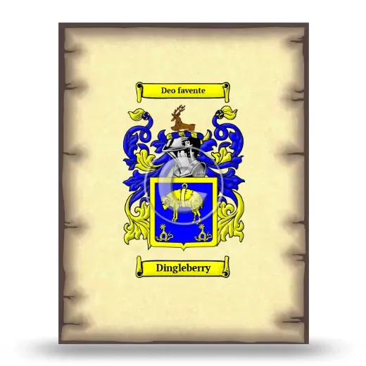 Dingleberry Coat of Arms Print