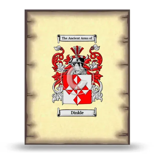 Dinkle Coat of Arms Print