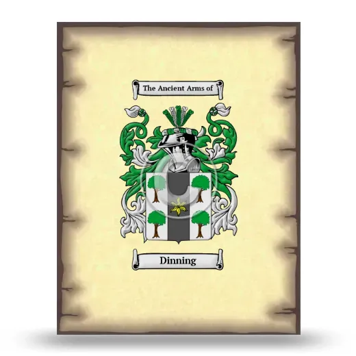 Dinning Coat of Arms Print