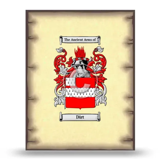 Dirt Coat of Arms Print