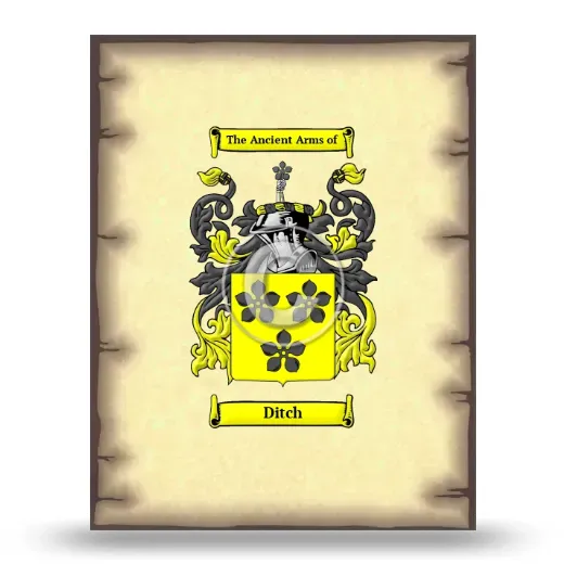 Ditch Coat of Arms Print