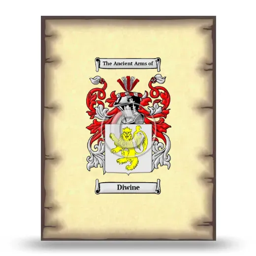Diwine Coat of Arms Print