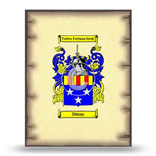 Dixon Coat of Arms Print