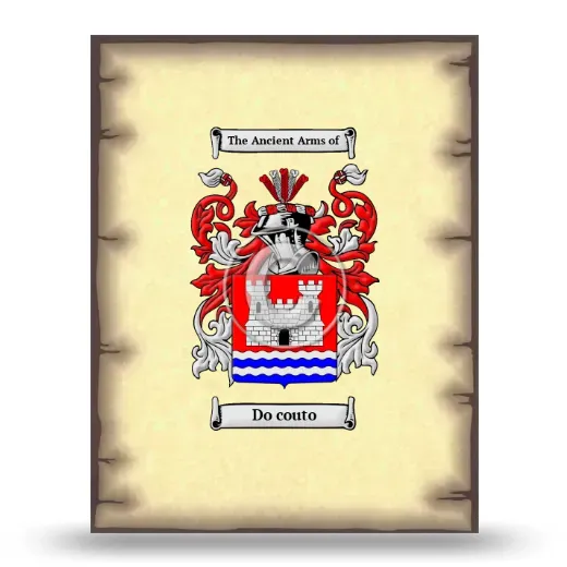 Do couto Coat of Arms Print