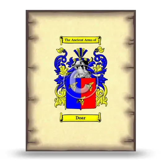 Doar Coat of Arms Print