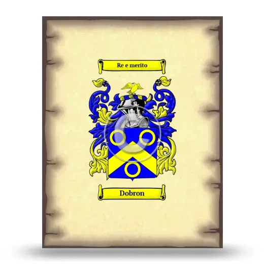 Dobron Coat of Arms Print