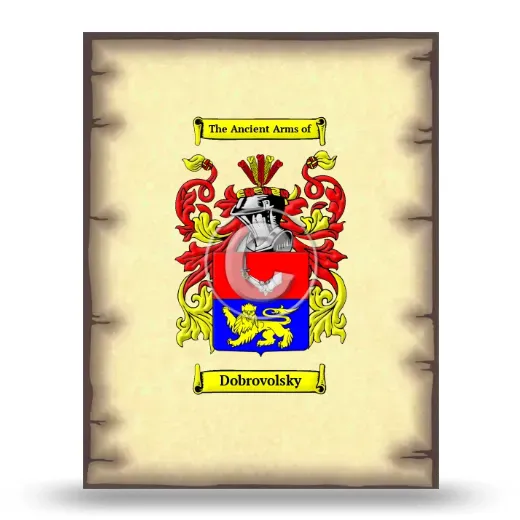 Dobrovolsky Coat of Arms Print