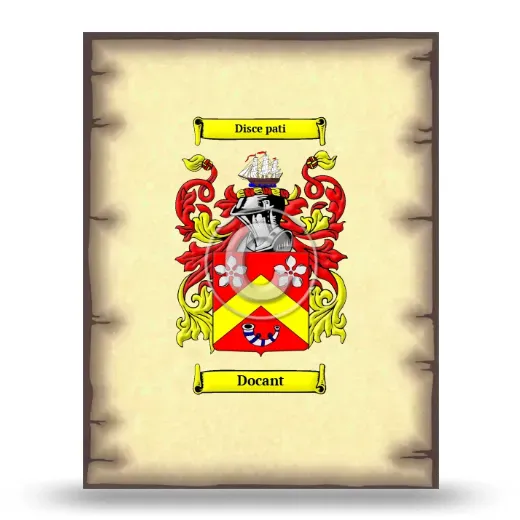 Docant Coat of Arms Print