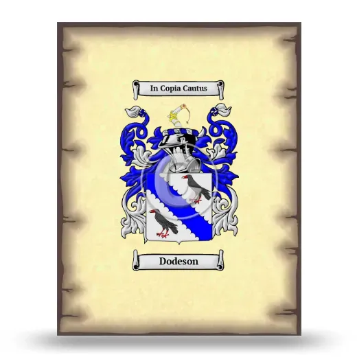 Dodeson Coat of Arms Print