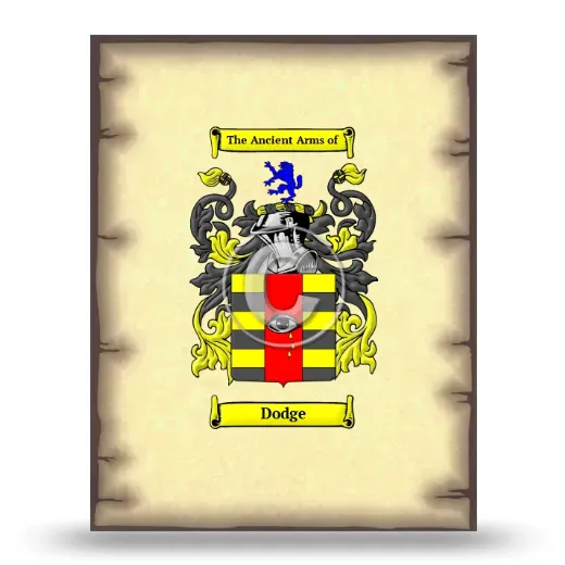 Dodge Coat of Arms Print