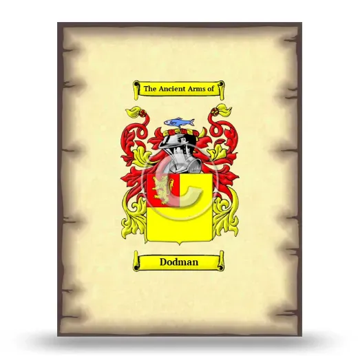 Dodman Coat of Arms Print