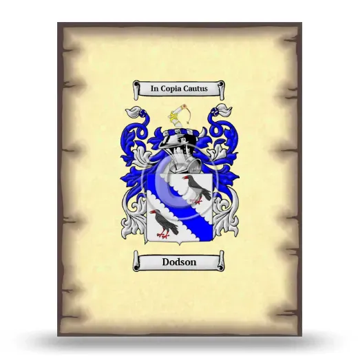 Dodson Coat of Arms Print