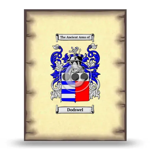 Dodswel Coat of Arms Print