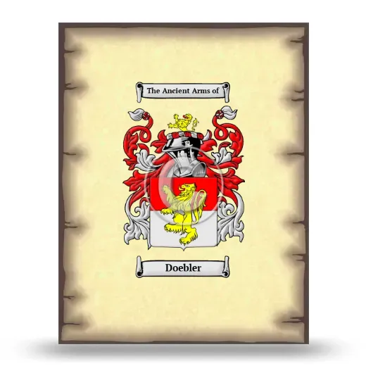 Doebler Coat of Arms Print