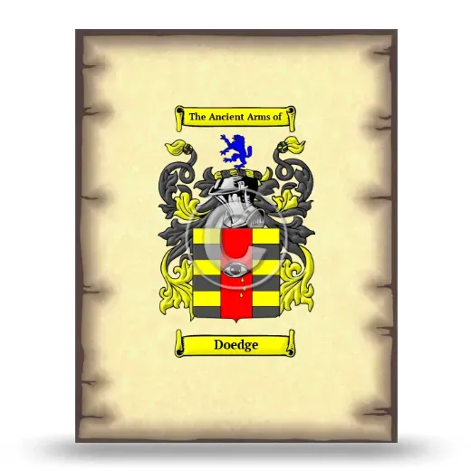Doedge Coat of Arms Print