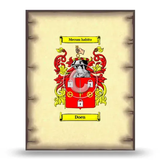 Doen Coat of Arms Print