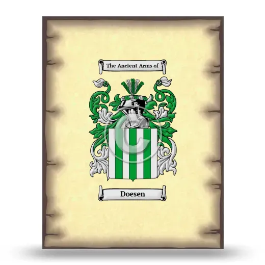 Doesen Coat of Arms Print