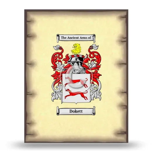 Dokett Coat of Arms Print