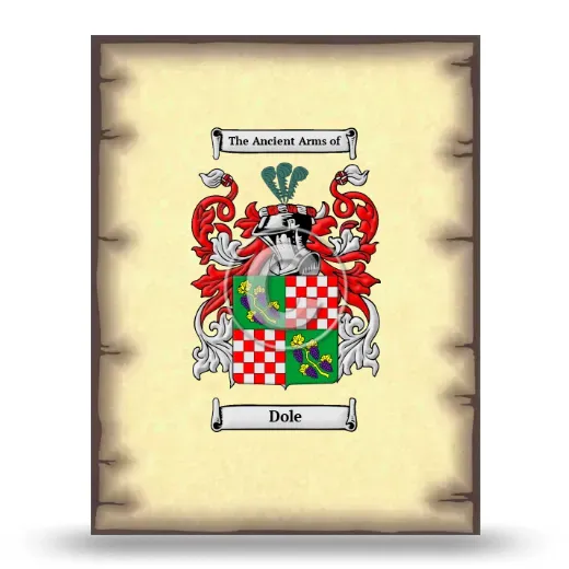 Dole Coat of Arms Print