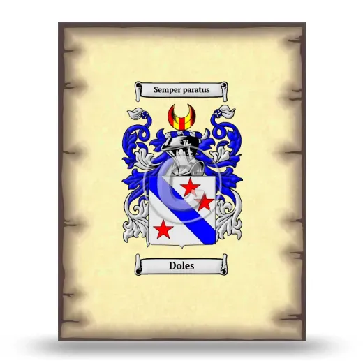 Doles Coat of Arms Print
