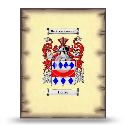 Dolter Coat of Arms Print