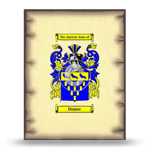 Domer Coat of Arms Print