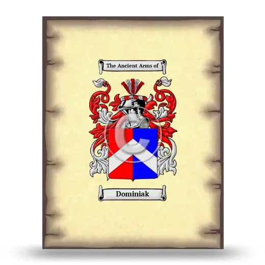 Dominiak Coat of Arms Print