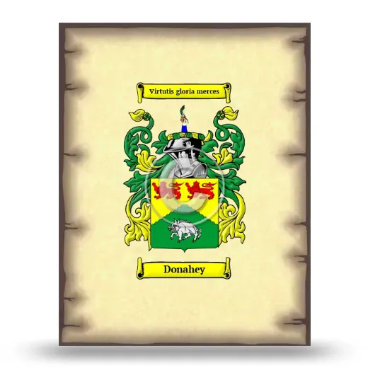 Donahey Coat of Arms Print