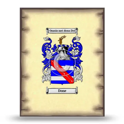 Done Coat of Arms Print