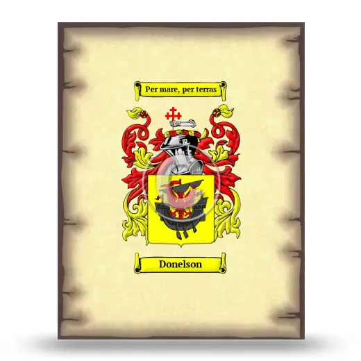 Donelson Coat of Arms Print